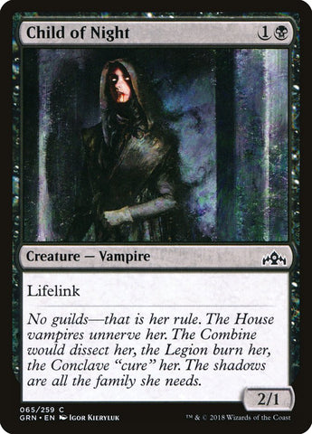 Child of Night [Guilds of Ravnica] Magic: The Gathering