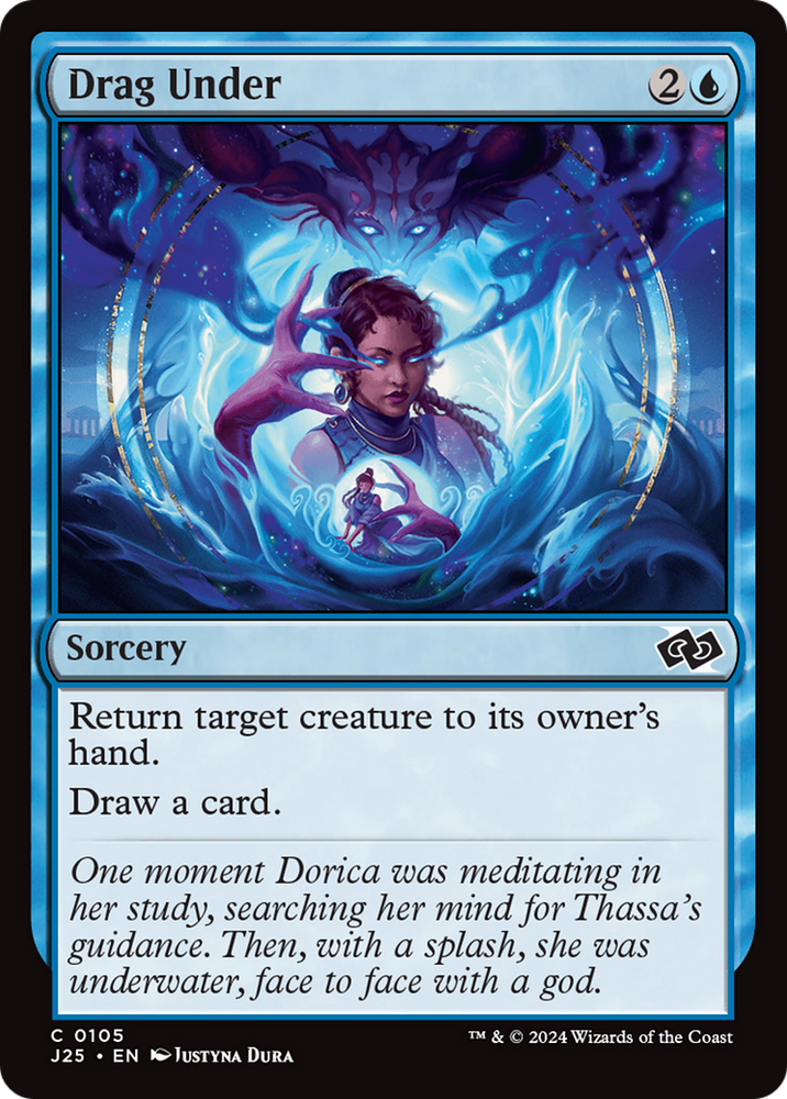 Drag Under [Foundations Jumpstart] Magic: The Gathering