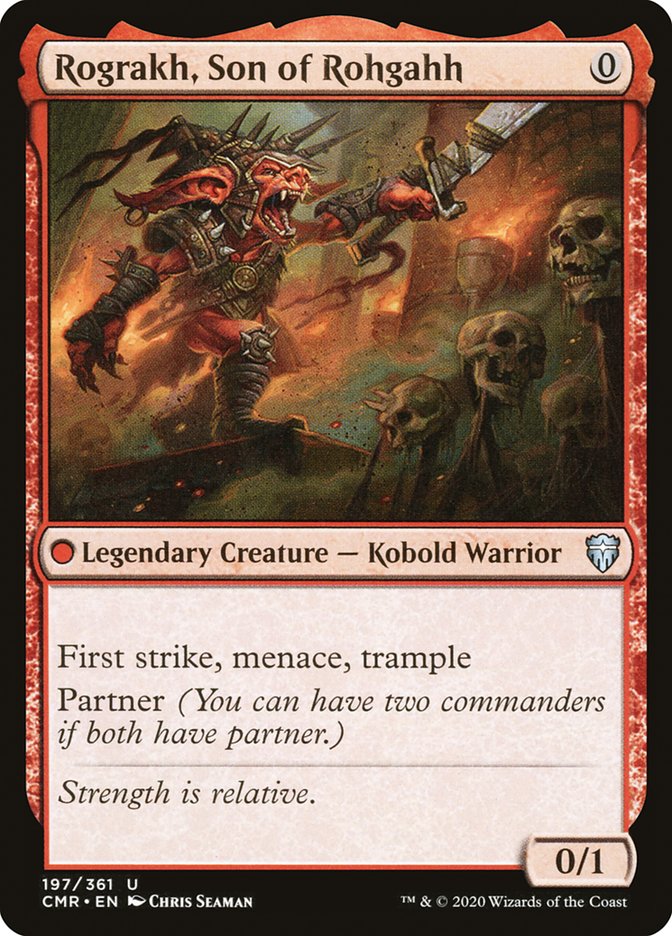 Rograkh, Son of Rohgahh [Commander Legends] Magic: The Gathering