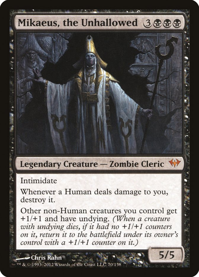 Mikaeus, the Unhallowed [Dark Ascension] Magic: The Gathering