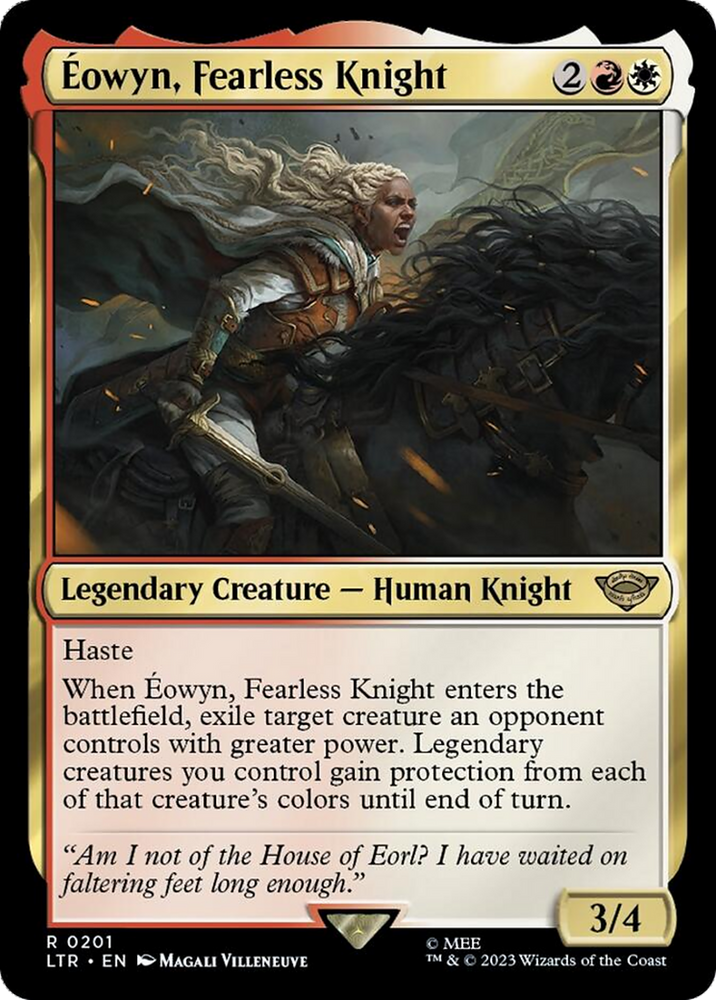 Eowyn, Fearless Knight [The Lord of the Rings: Tales of Middle-Earth] Magic: The Gathering