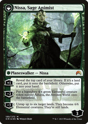 Nissa, Vastwood Seer // Nissa, Sage Animist [Magic Origins Prerelease Promos] Magic: The Gathering