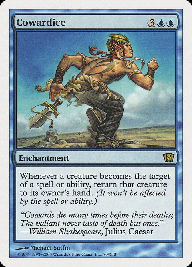 Cowardice [Ninth Edition] Magic: The Gathering