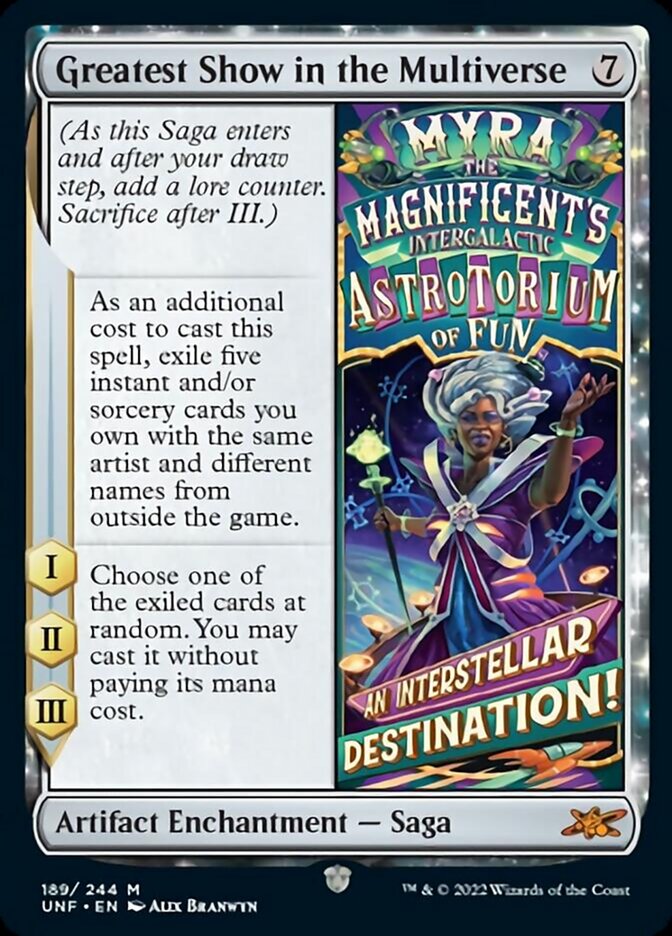 Greatest Show in the Multiverse [Unfinity] Magic: The Gathering