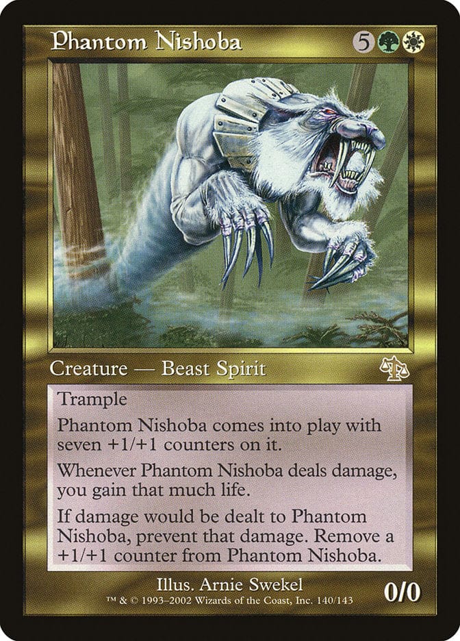 Phantom Nishoba [Judgment] Magic: The Gathering