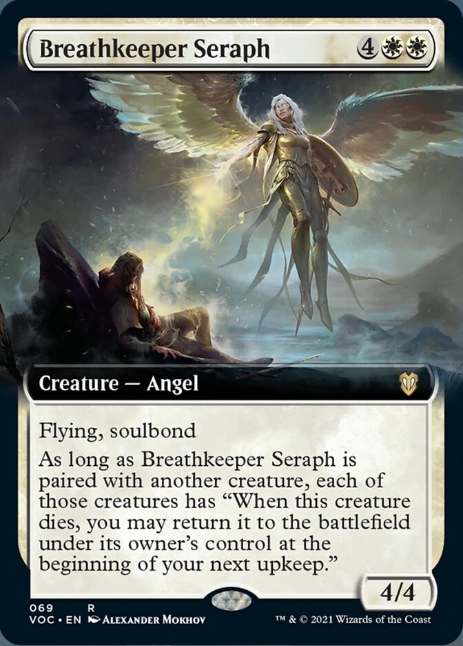 Breathkeeper Seraph (Extended Art) [Innistrad: Crimson Vow Commander] Magic: The Gathering