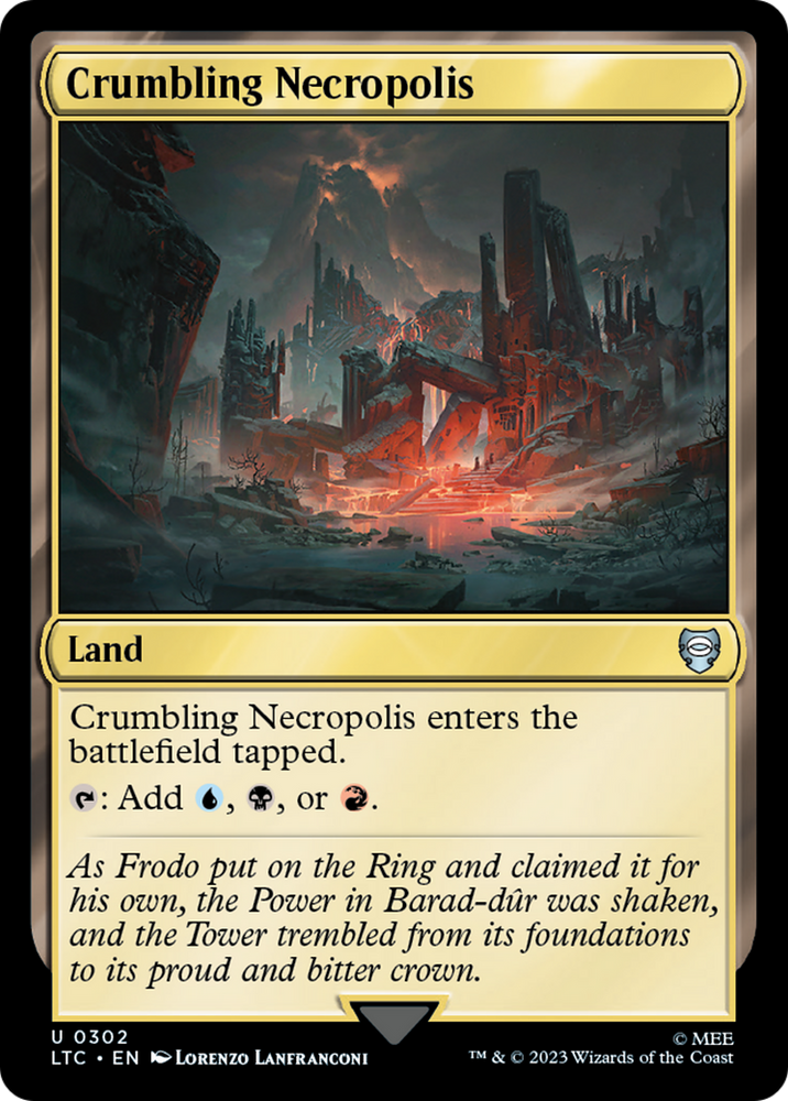 Crumbling Necropolis [The Lord of the Rings: Tales of Middle-Earth Commander] Magic: The Gathering