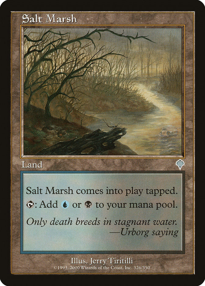 Salt Marsh [Invasion] Magic: The Gathering