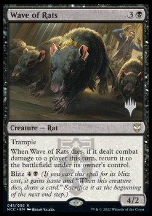 Wave of Rats (Promo Pack) [Streets of New Capenna Commander Promos] Magic: The Gathering