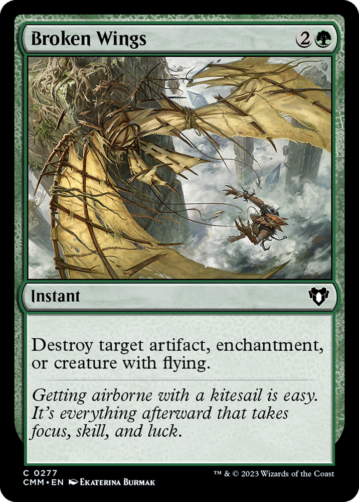 Broken Wings [Commander Masters] Magic: The Gathering