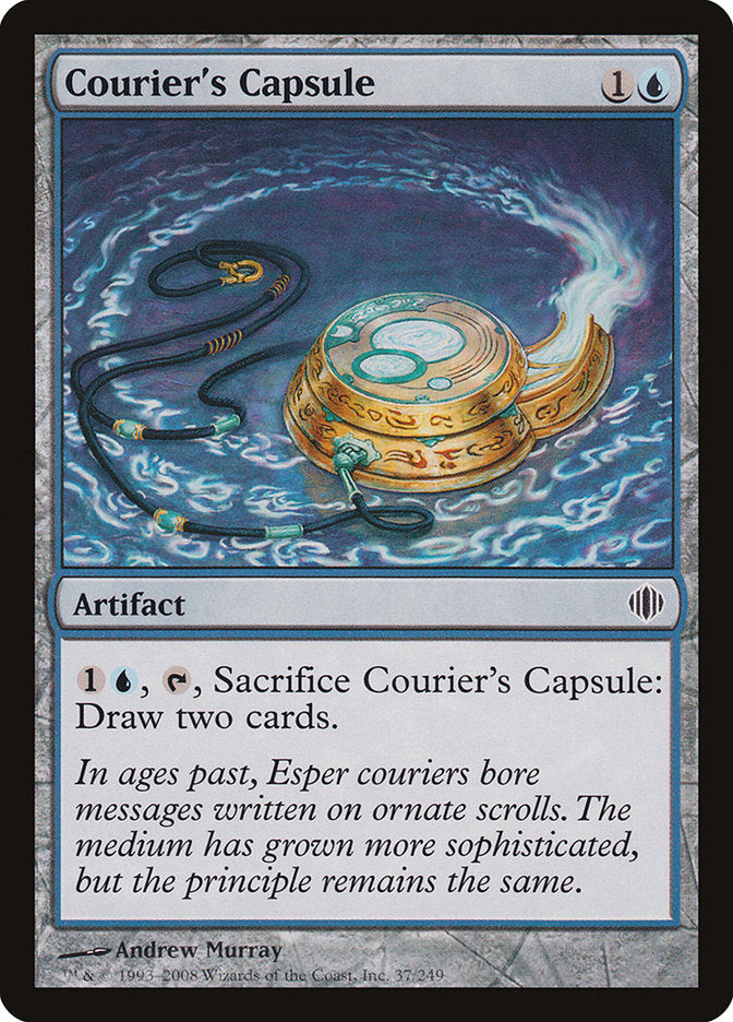 Courier's Capsule [Shards of Alara] Magic: The Gathering