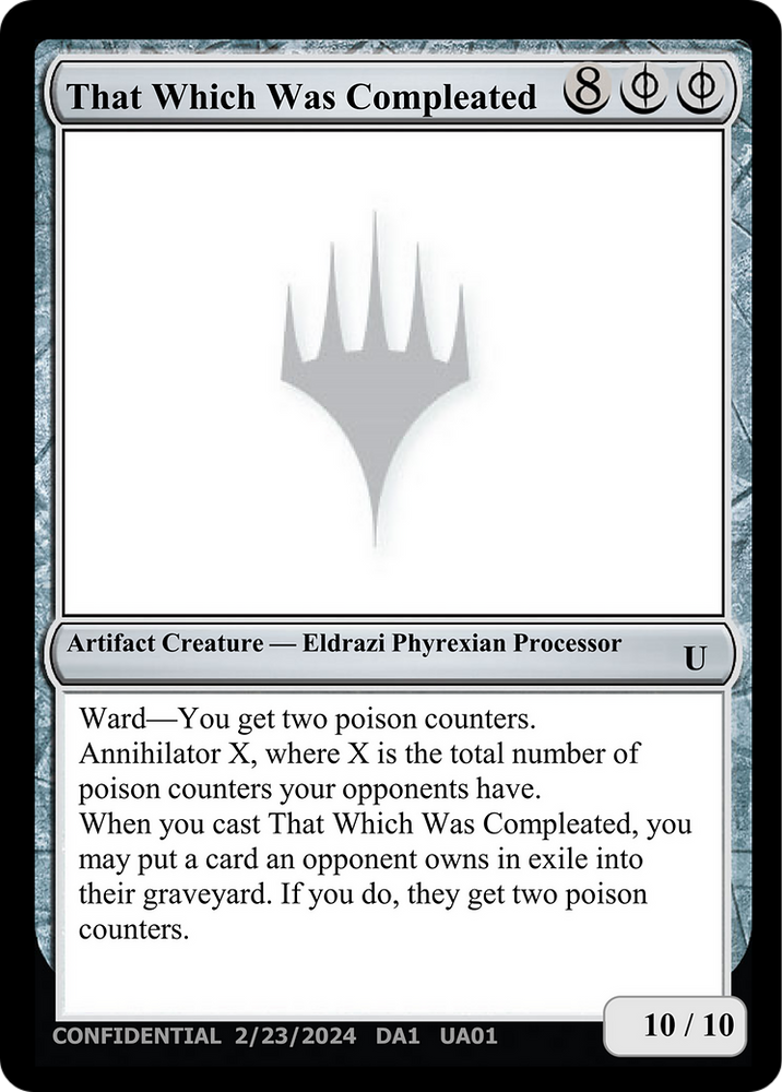 That Which Was Compleated [Unknown Event] Magic: The Gathering