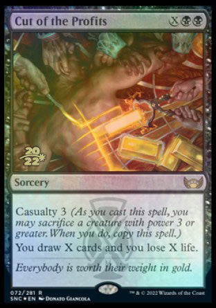 Cut of the Profits [Streets of New Capenna Prerelease Promos] Magic: The Gathering
