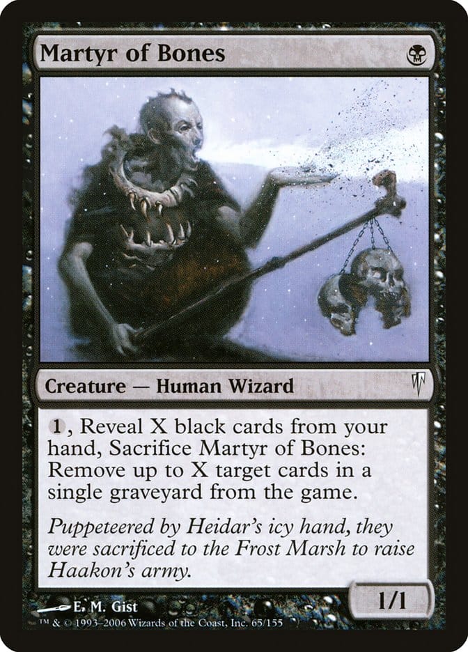 Martyr of Bones [Coldsnap] Magic: The Gathering