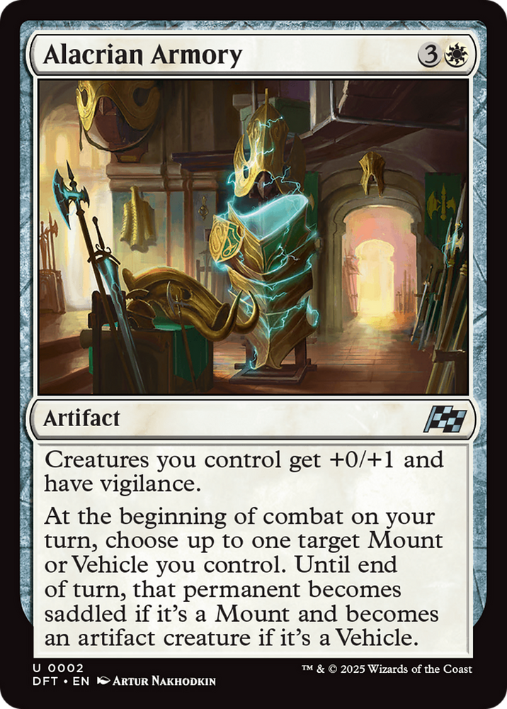 Alacrian Armory [Aetherdrift] Magic: The Gathering