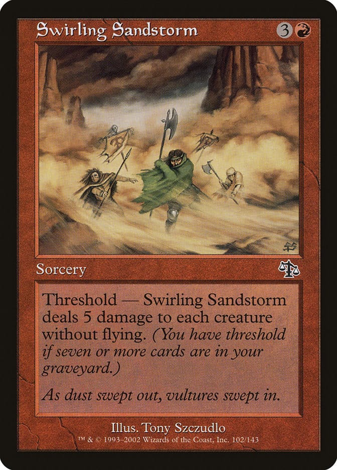 Swirling Sandstorm [Judgment] Magic: The Gathering