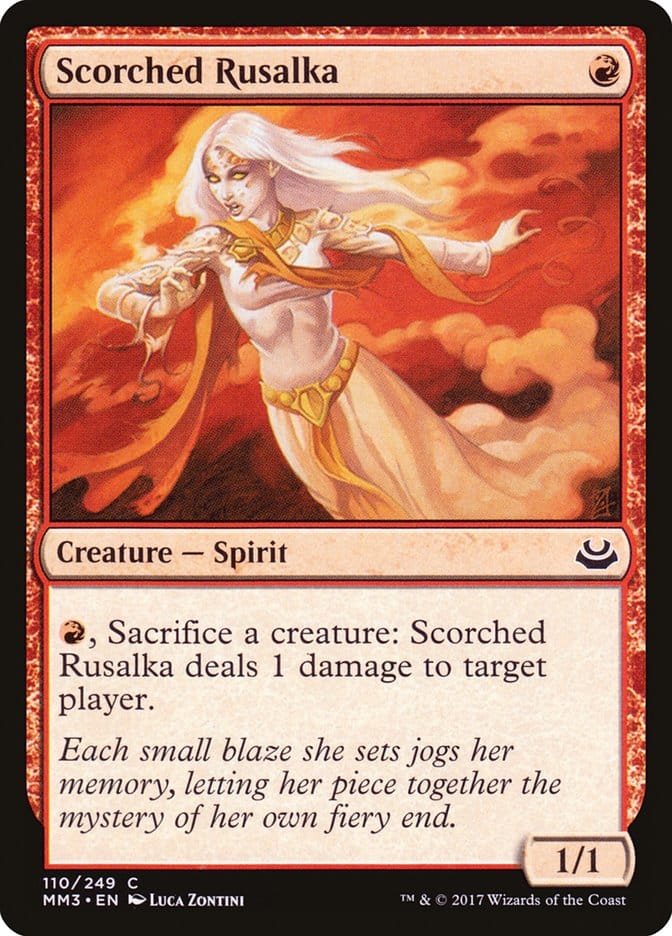 Scorched Rusalka [Modern Masters 2017] Magic: The Gathering