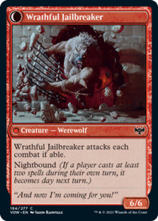 Weary Prisoner // Wrathful Jailbreaker [Innistrad: Crimson Vow] Magic: The Gathering