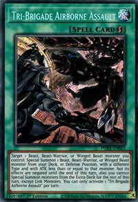 Tri-Brigade Airborne Assault [PHRA-EN053] Secret Rare Yu-Gi-Oh!