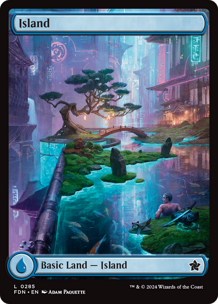 Island (0285) [Foundations] Magic: The Gathering
