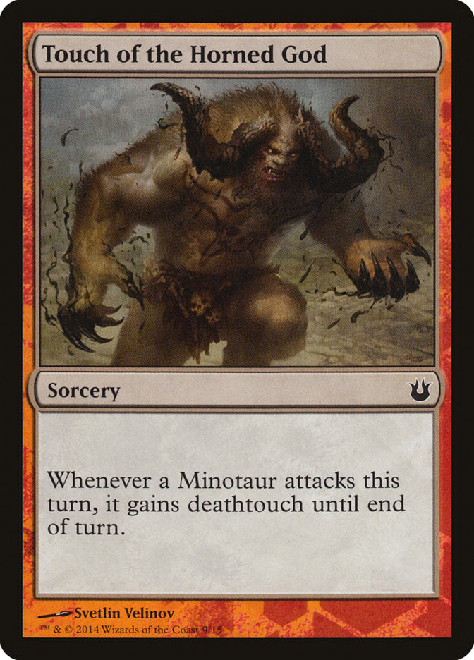 Touch of the Horned God [Born of the Gods Battle the Horde] Magic: The Gathering