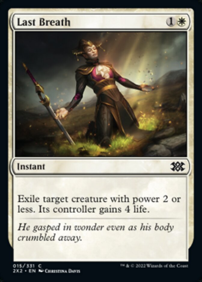 Last Breath [Double Masters 2022] Magic: The Gathering