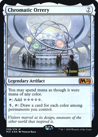 Chromatic Orrery [Core Set 2021 Prerelease Promos] Magic: The Gathering