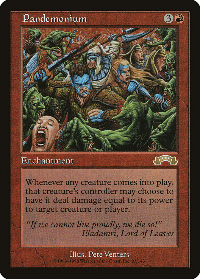 Pandemonium [Exodus] Magic: The Gathering