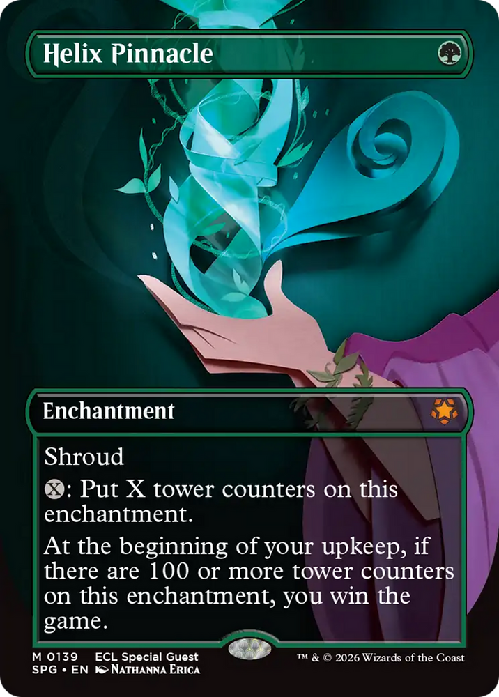 Helix Pinnacle (Borderless) [Lorwyn Eclipsed Special Guests] Magic: The Gathering