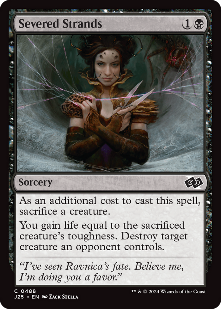 Severed Strands [Foundations Jumpstart] Magic: The Gathering