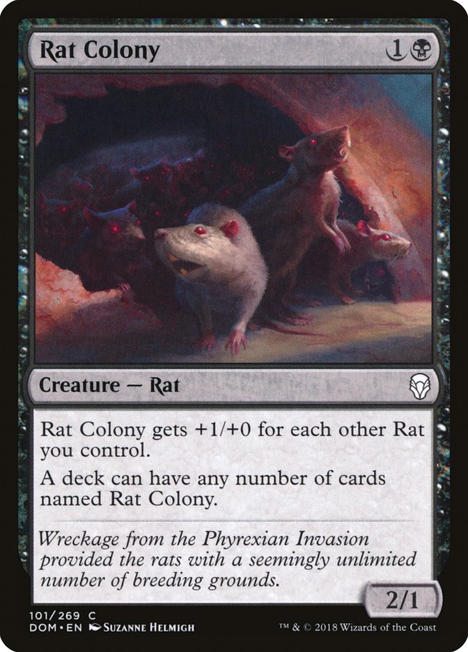 Rat Colony [Dominaria] Magic: The Gathering