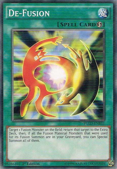 De-Fusion [YGLD-ENB31] Common Yu-Gi-Oh!