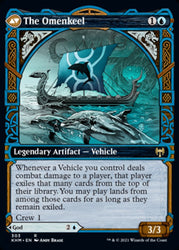 Cosima, God of the Voyage // The Omenkeel (Showcase) [Kaldheim] Magic: The Gathering