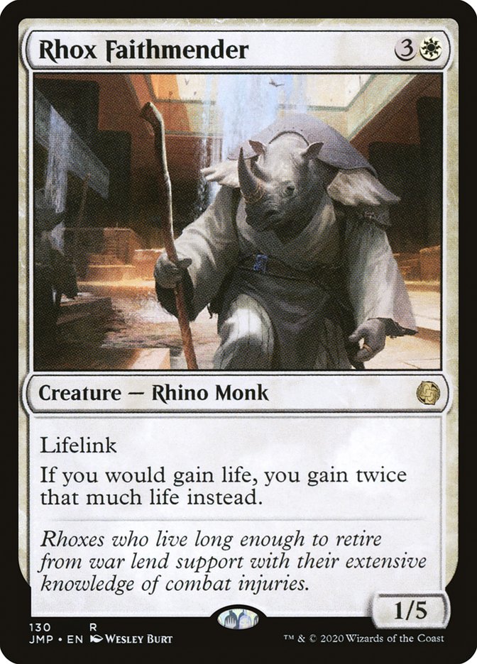 Rhox Faithmender [Jumpstart] Magic: The Gathering