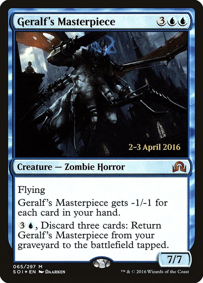 Geralf's Masterpiece [Shadows over Innistrad Prerelease Promos] Magic: The Gathering