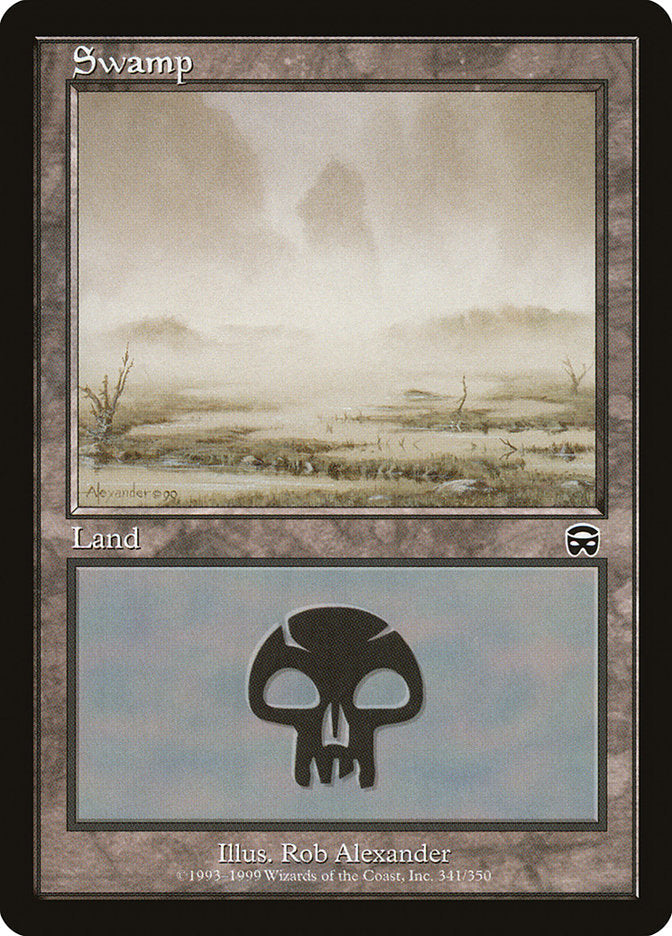 Swamp (341) [Mercadian Masques] Magic: The Gathering