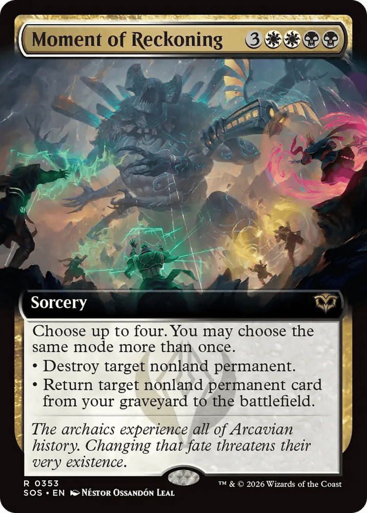 Moment of Reckoning (Extended Art) [Secrets of Strixhaven]