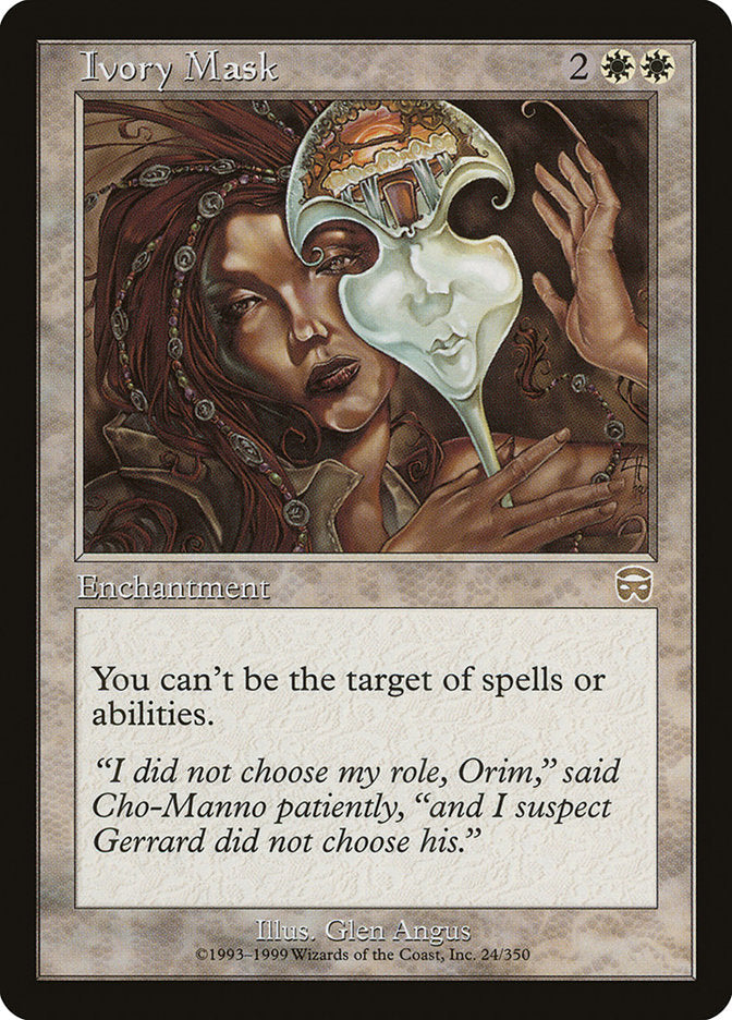 Ivory Mask [Mercadian Masques] Magic: The Gathering