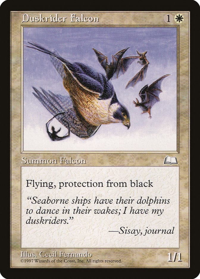 Duskrider Falcon [Weatherlight] Magic: The Gathering