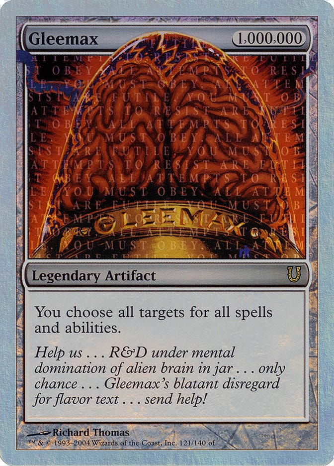 Gleemax (Alternate Foil) [Unhinged] Magic: The Gathering