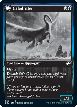Galedrifter // Waildrifter [Innistrad: Double Feature] Magic: The Gathering