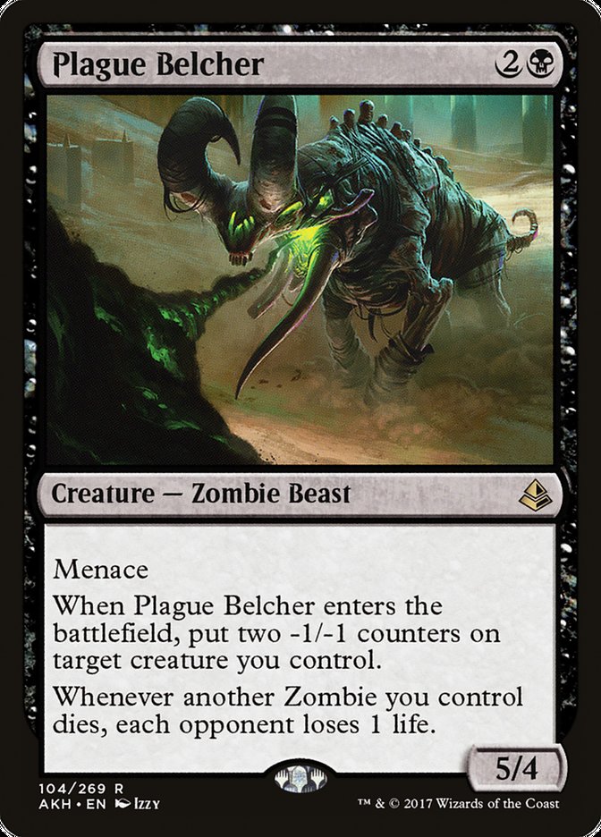 Plague Belcher [Amonkhet] Magic: The Gathering