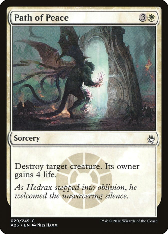 Path of Peace [Masters 25] Magic: The Gathering