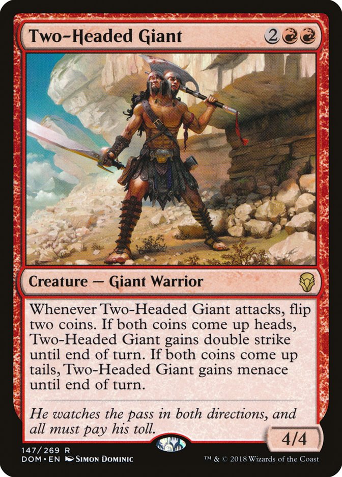 Two-Headed Giant [Dominaria] Magic: The Gathering