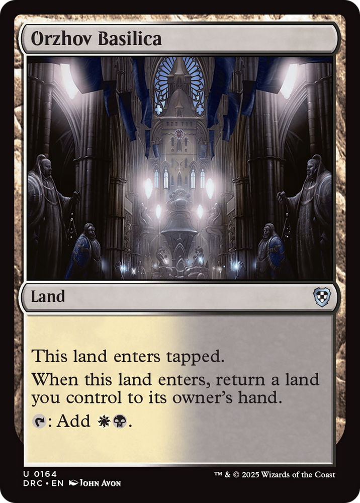 Orzhov Basilica [Aetherdrift Commander] Magic: The Gathering