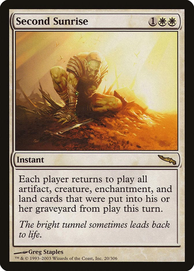 Second Sunrise [Mirrodin] Magic: The Gathering
