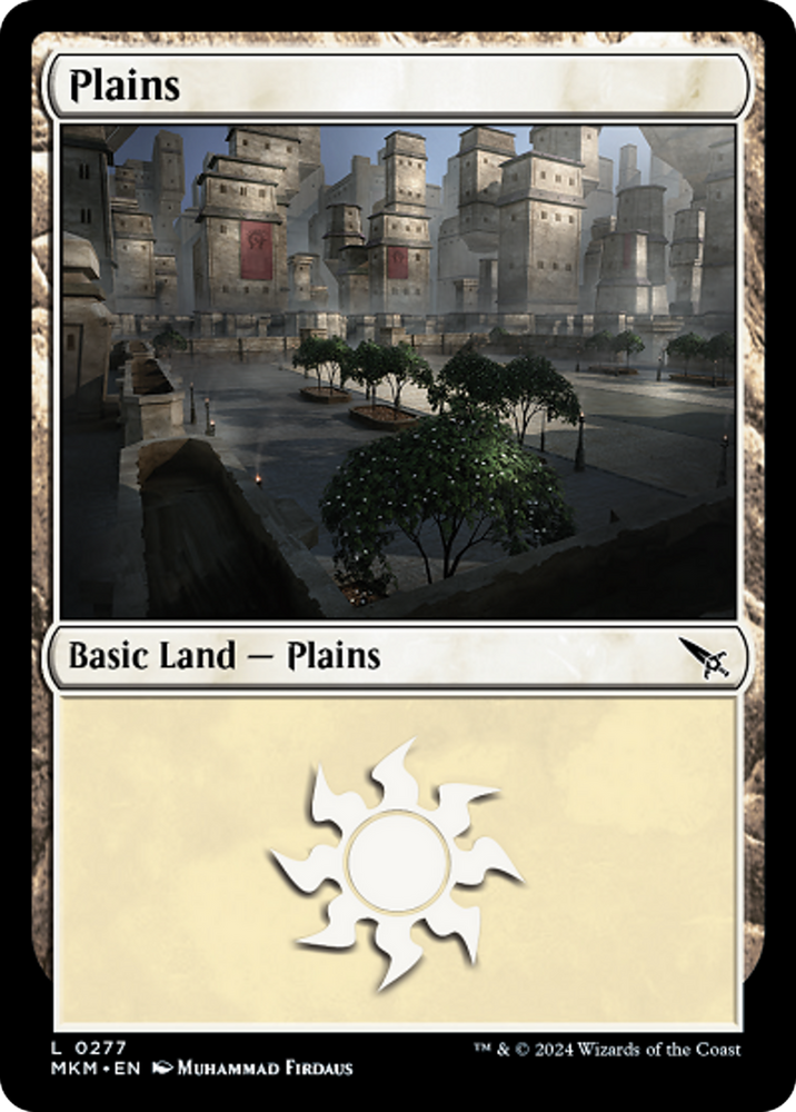 Plains (0277) [Murders at Karlov Manor] Magic: The Gathering