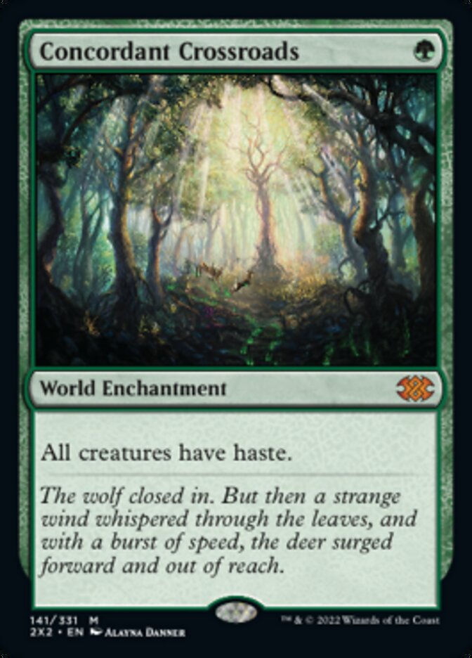 Concordant Crossroads [Double Masters 2022] Magic: The Gathering