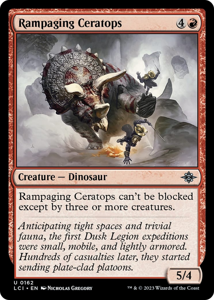 Rampaging Ceratops [The Lost Caverns of Ixalan] Magic: The Gathering