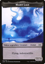Elephant // Marit Lage Double-Sided Token [Double Masters Tokens] Magic: The Gathering